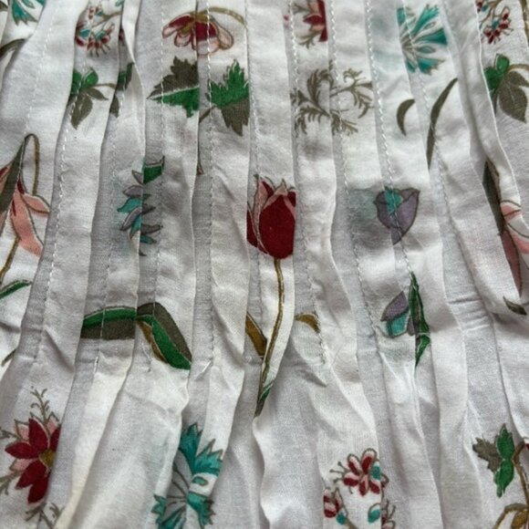 Little Handprint Girls Dress 100% Cotton With Cotton Gauze Lining Size 4 Y - Picture 9 of 10